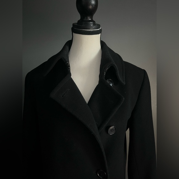 Club Monaco Black Lambswool and Cashmere Coat. Size M. EUC - Picture 14 of 15